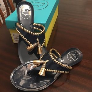 NIB Jack Rogers Alana Jelly in navy size 6M